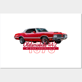 1970 Oldsmobile 442 2 Door Convertible Posters and Art